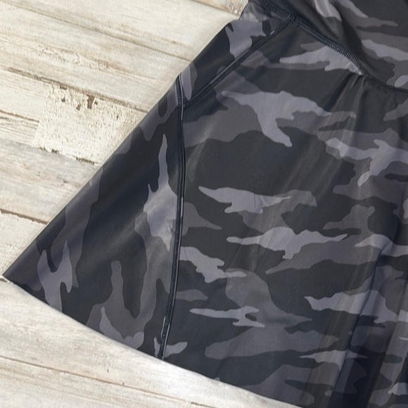 Athleta Match Point Black Camouflage Women's Skort with built in shorts - Picture 6 of 15